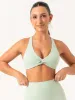 NKD Knot Sports Bra - Cucumber sold by Ryderwear