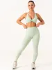 NKD Knot Sports Bra - Cucumber sold by Ryderwear