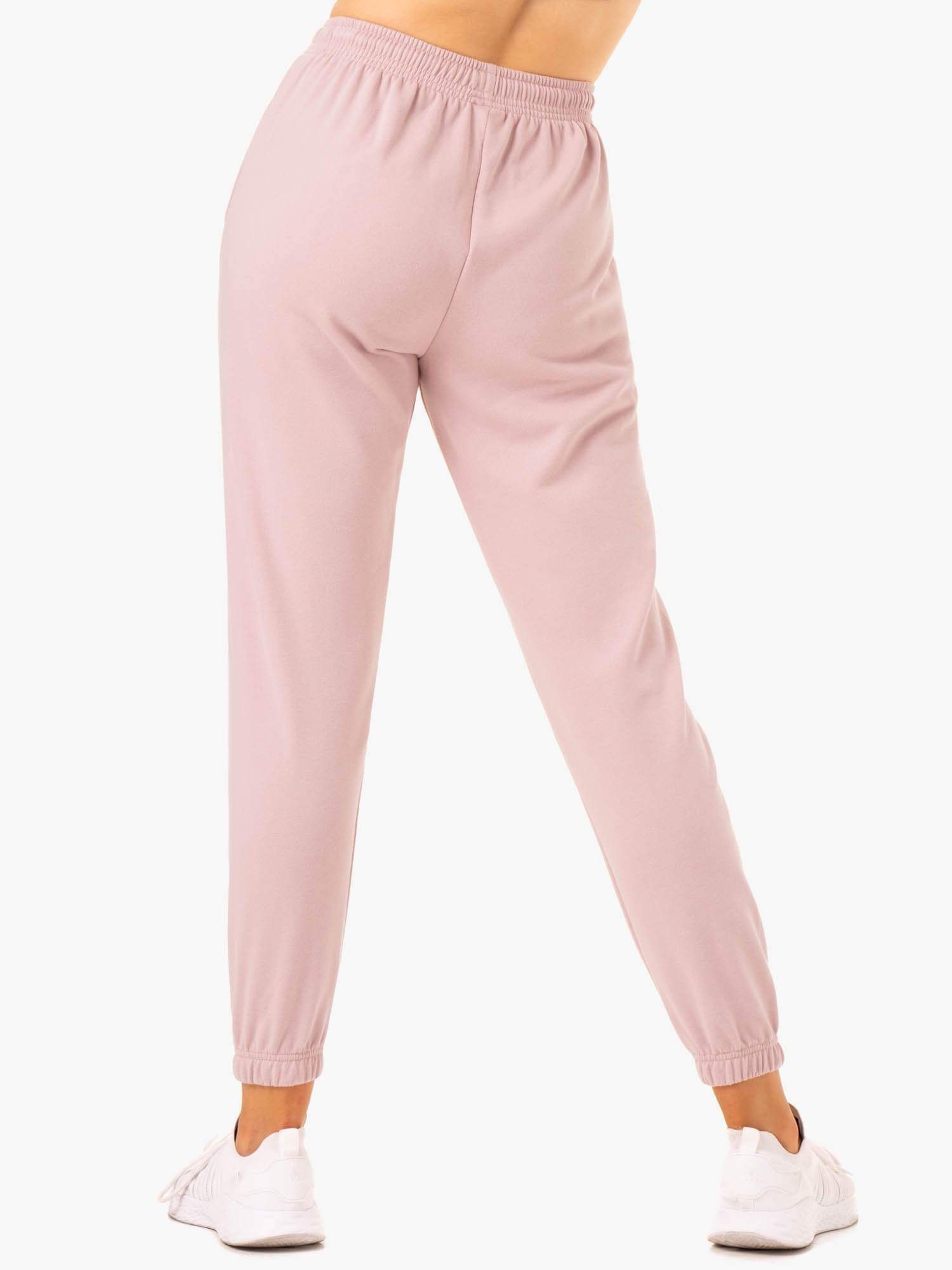 Off-Duty Fleece Track Pants - Rose Marl sold by Ryderwear product image thumbnail 2