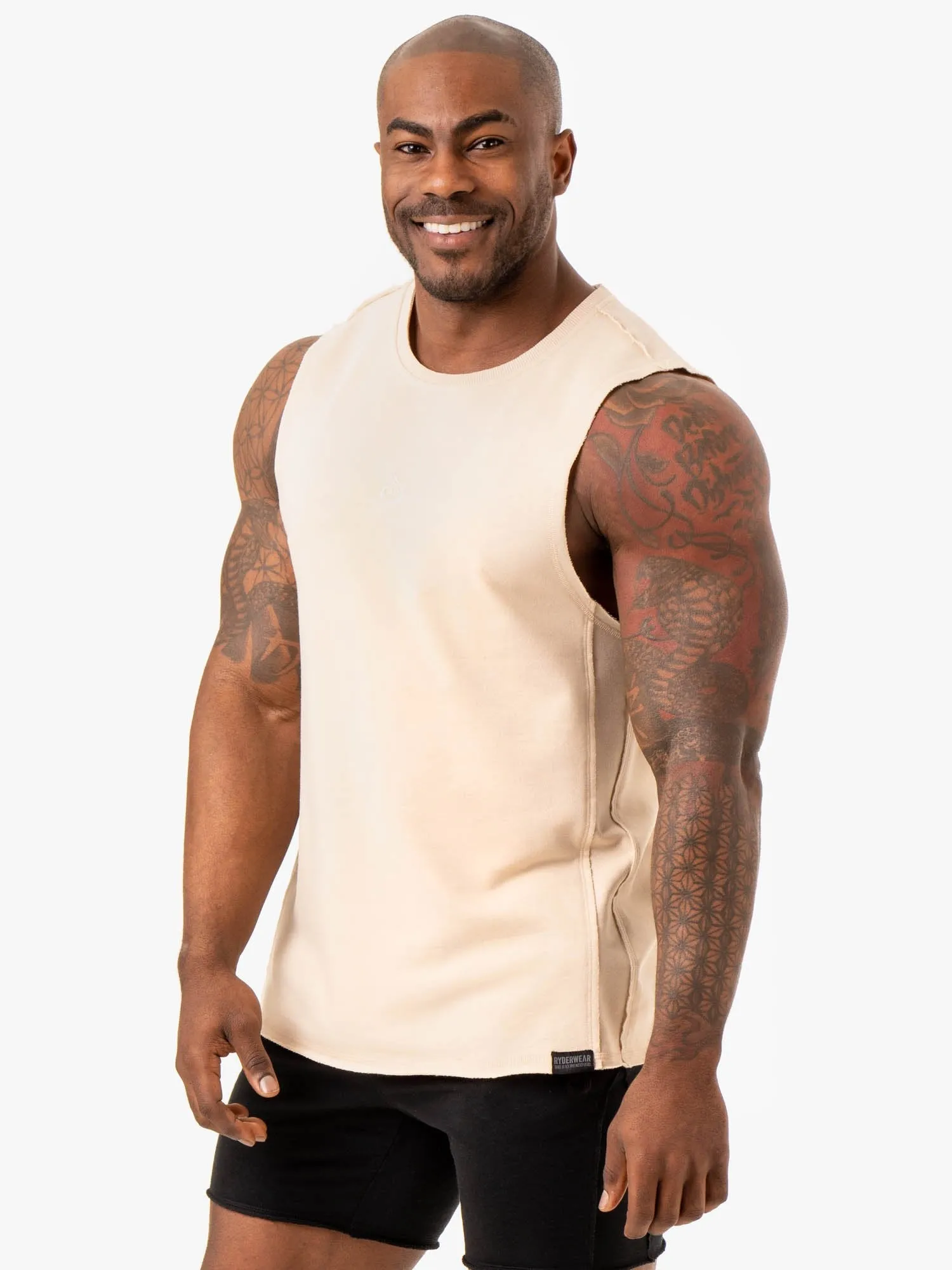 Force Fleece Tank - Sand sold by Ryderwear product image thumbnail 3
