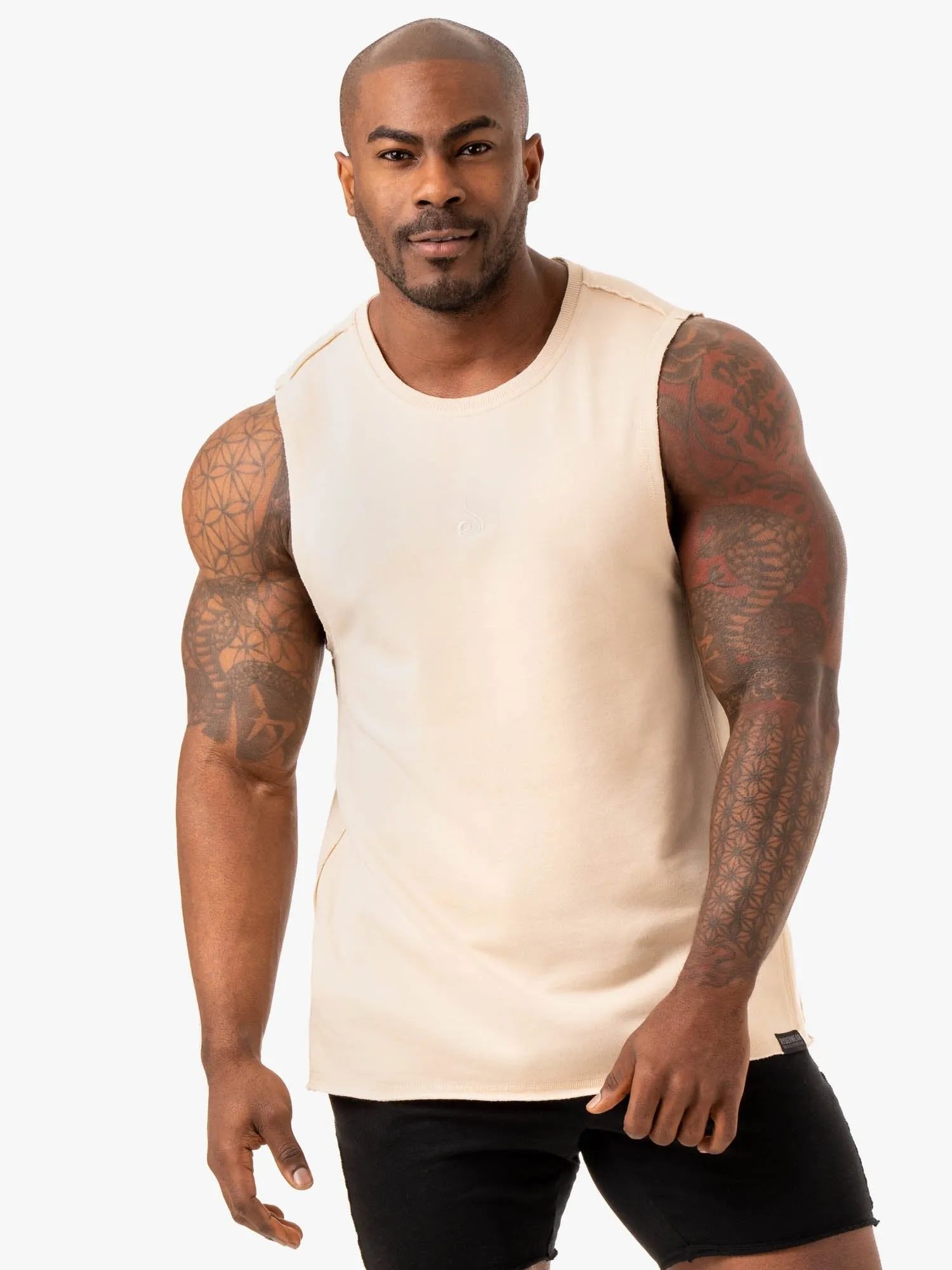 Force Fleece Tank - Sand sold by Ryderwear