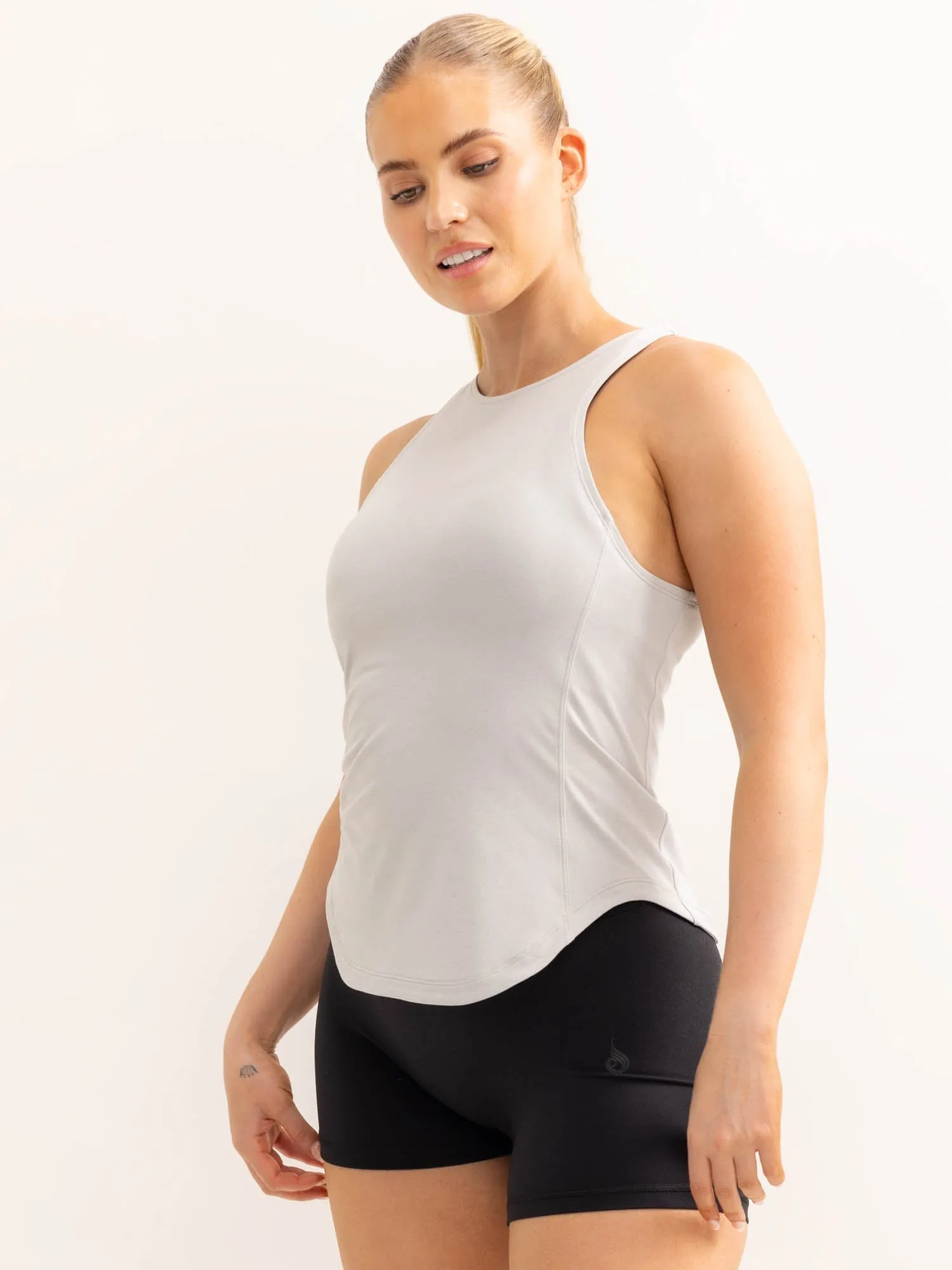 Soft Tech Slim Fit Tank - Grey Marl sold by Ryderwear product image thumbnail 3