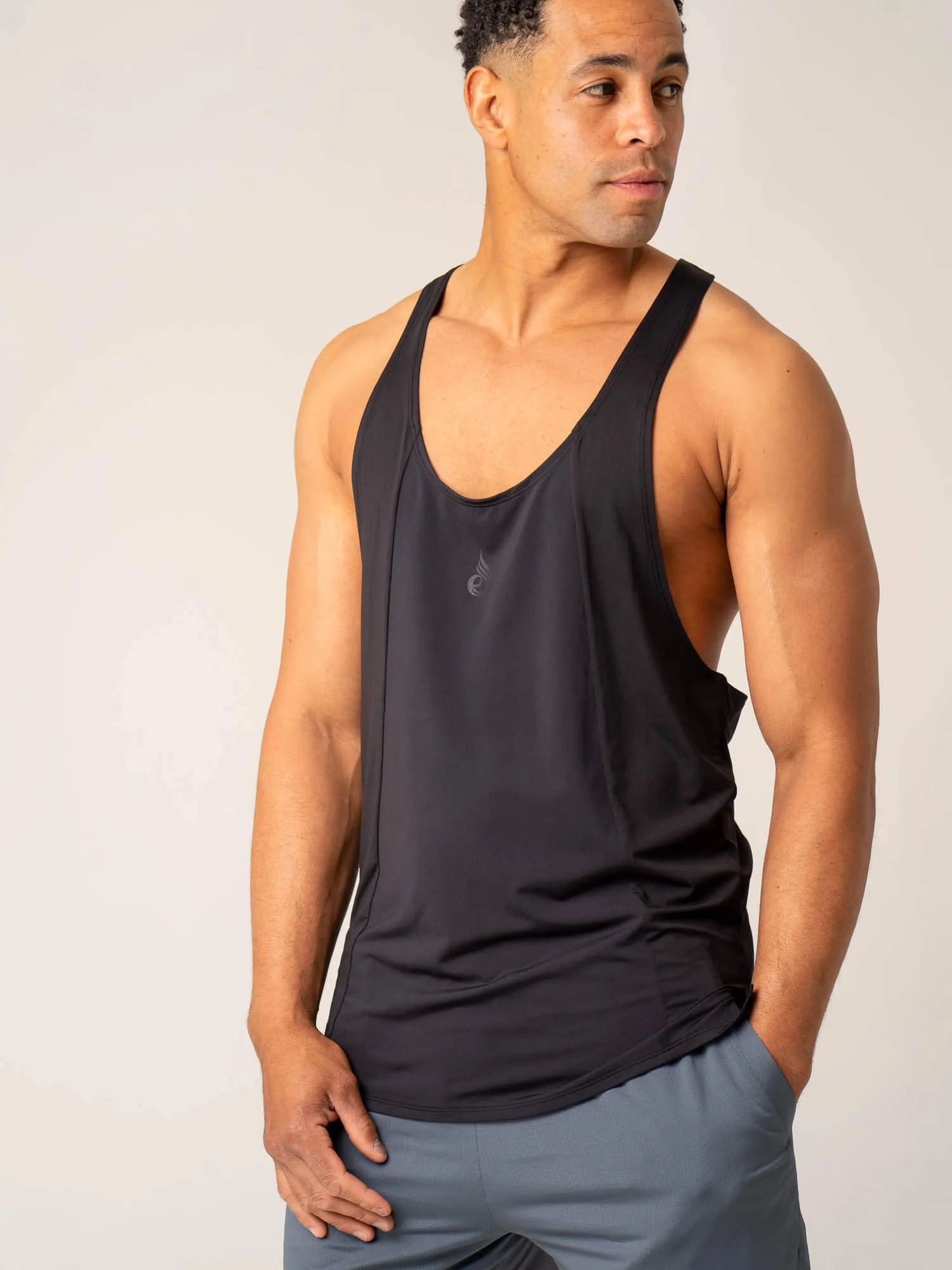Dynamic Stringer T-Back - Black sold by Ryderwear product image thumbnail 3