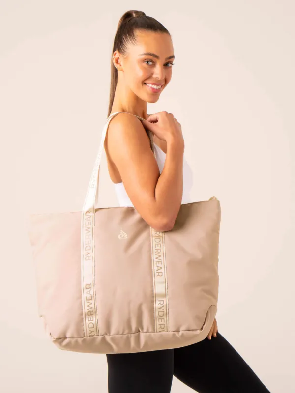 On The Go Tote Bag - Oatmeal sold by Ryderwear