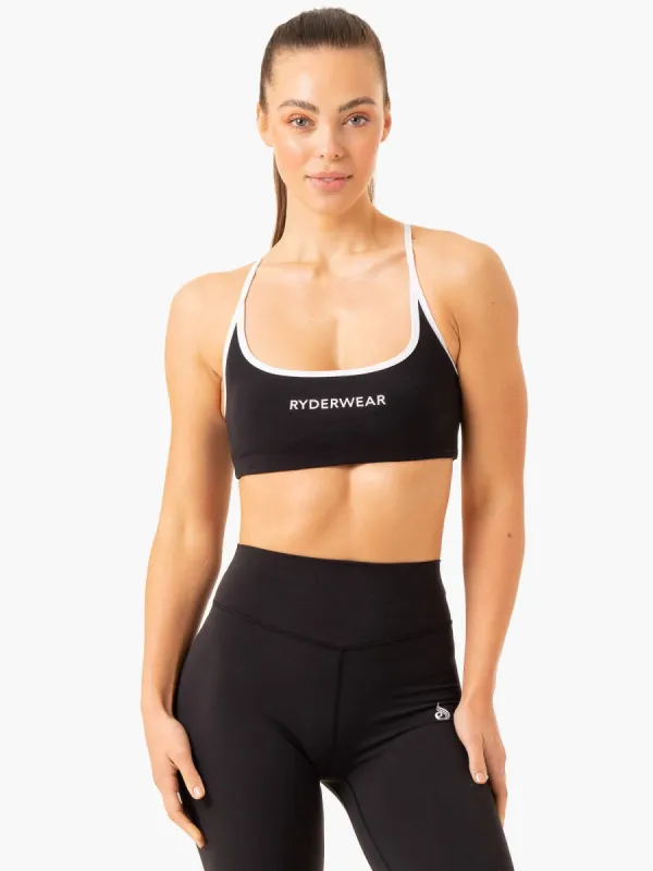 Frequency Sports Bra - Black sold by Ryderwear