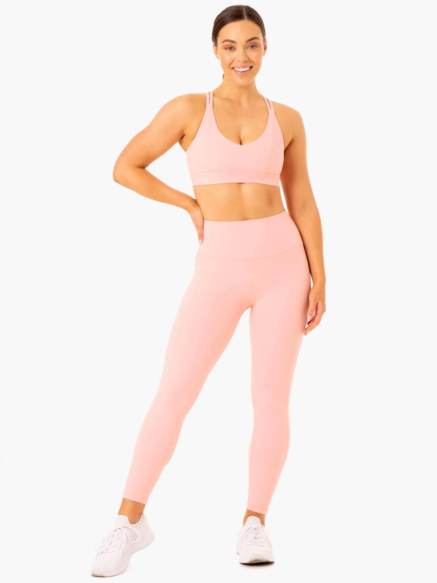 NKD Align Leggings - Pink sold by Ryderwear product image thumbnail 5