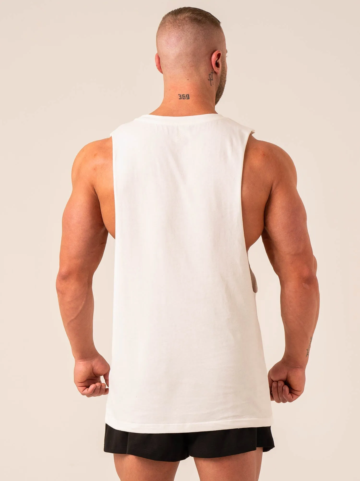 Baller Tank - White sold by Ryderwear product image thumbnail 2