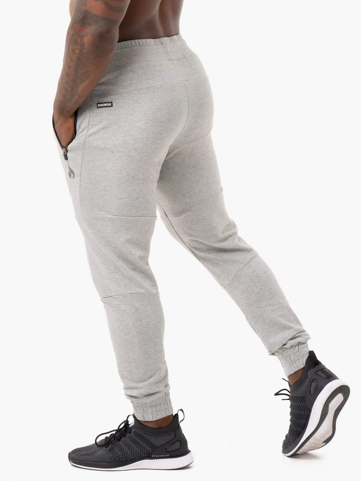 Energy Track Pants - Grey Marl sold by Ryderwear product image thumbnail 2