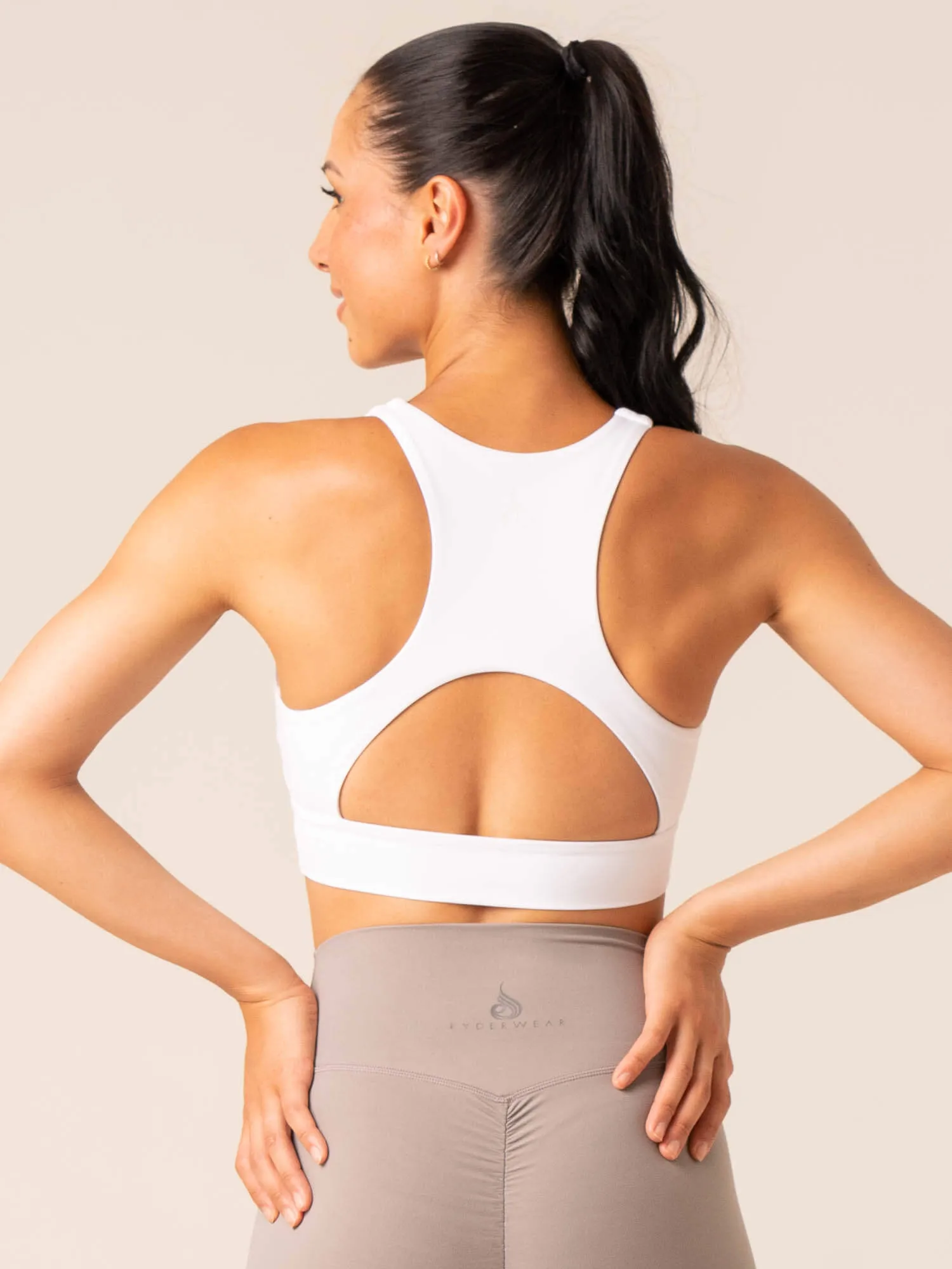 NKD Embody Sports Bra - White sold by Ryderwear product image thumbnail 4