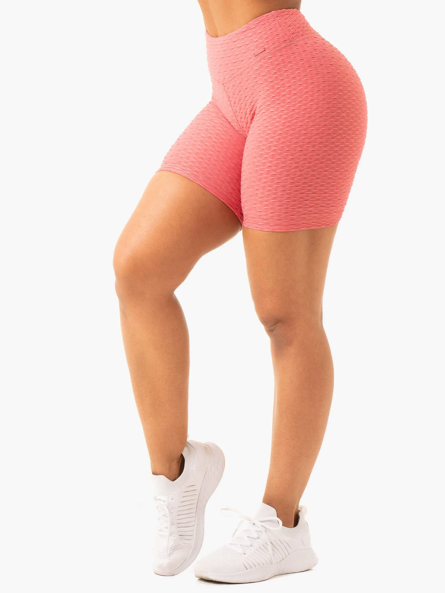 Optic Scrunch Bum Shorts - Lipstick Pink sold by Ryderwear product image thumbnail 3
