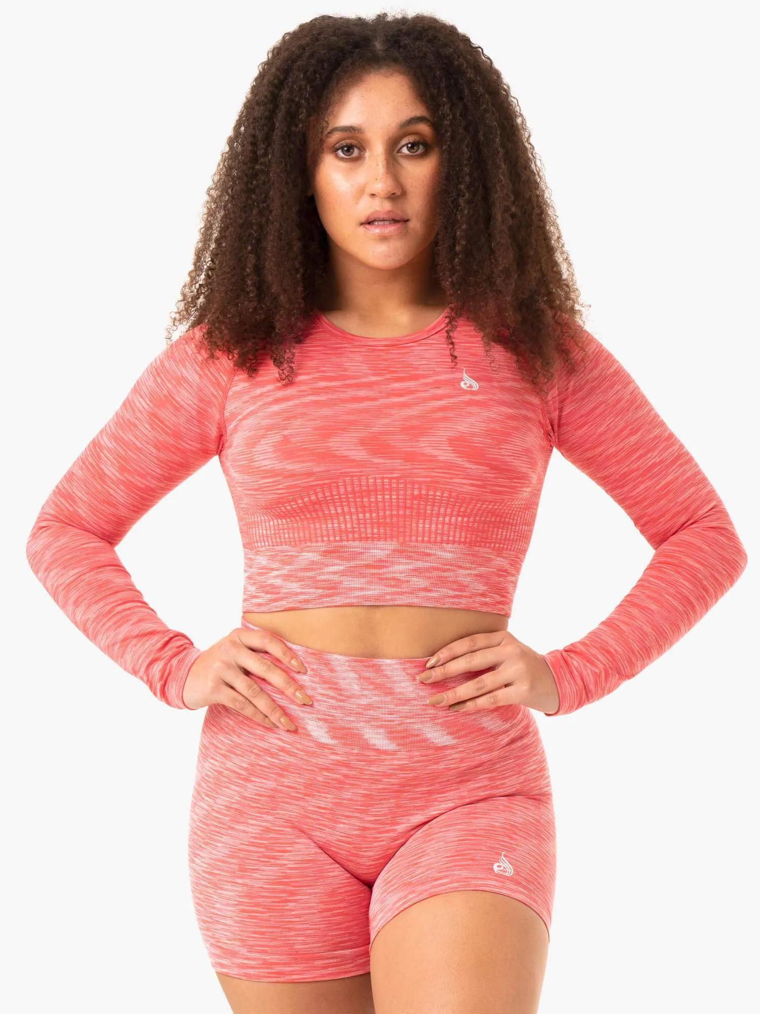 Evolve Seamless Long Sleeve Top - Coral sold by Ryderwear