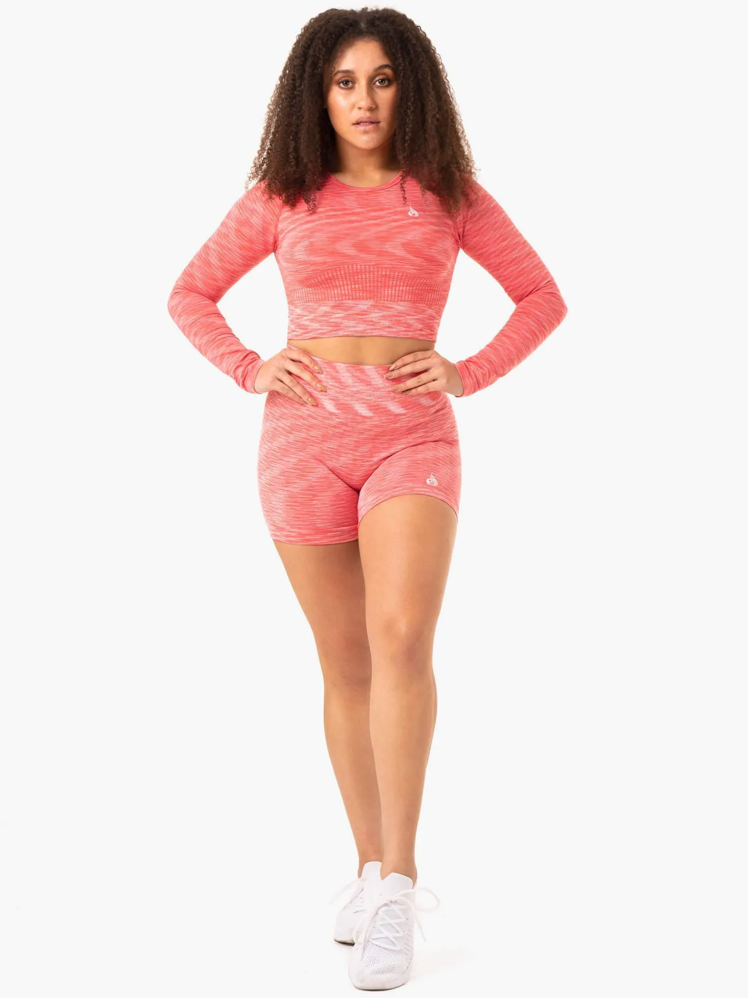 Evolve Seamless Long Sleeve Top - Coral sold by Ryderwear product image thumbnail 5