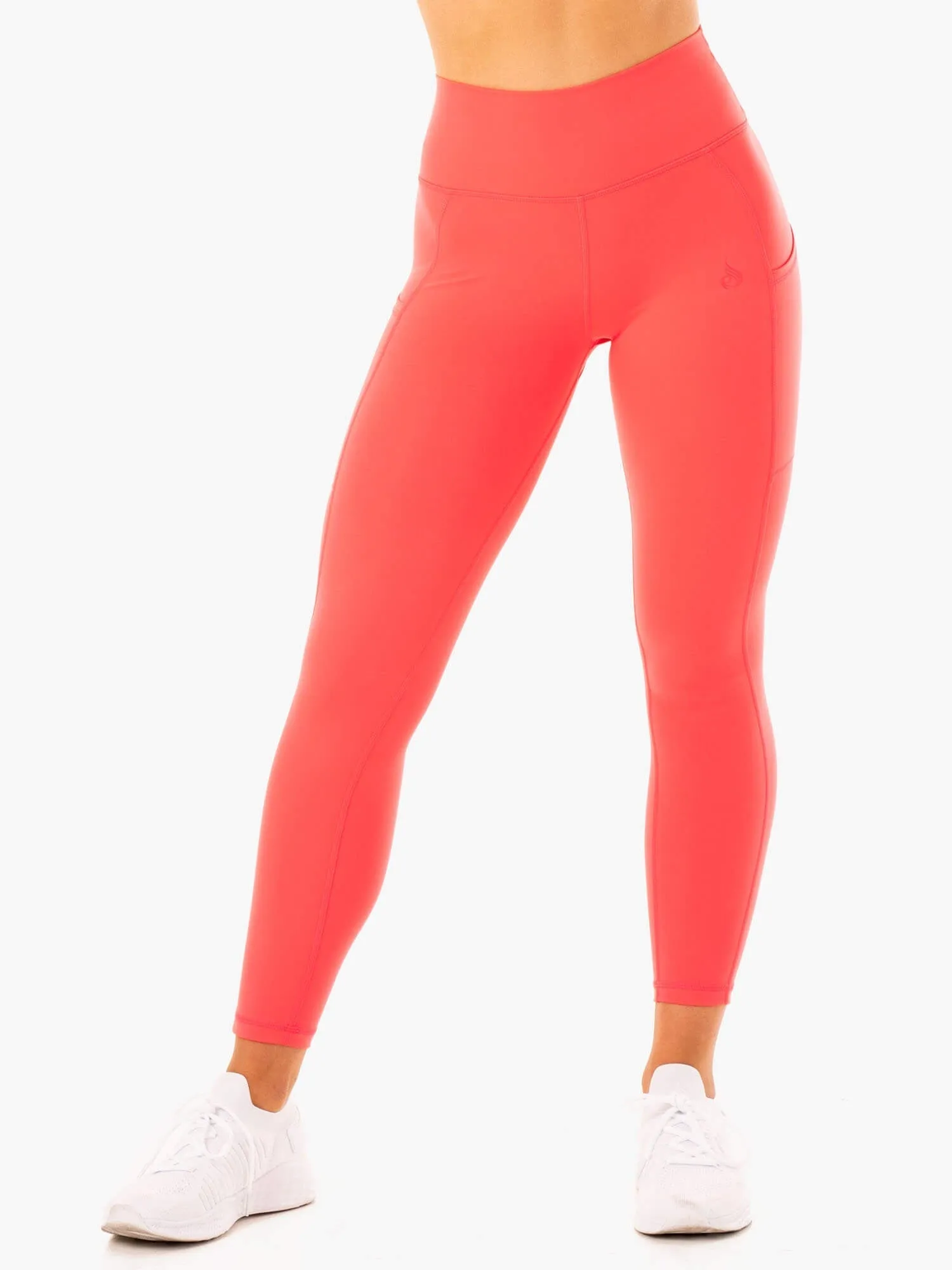 Reset High Waisted Pocket Leggings - Watermelon sold by Ryderwear