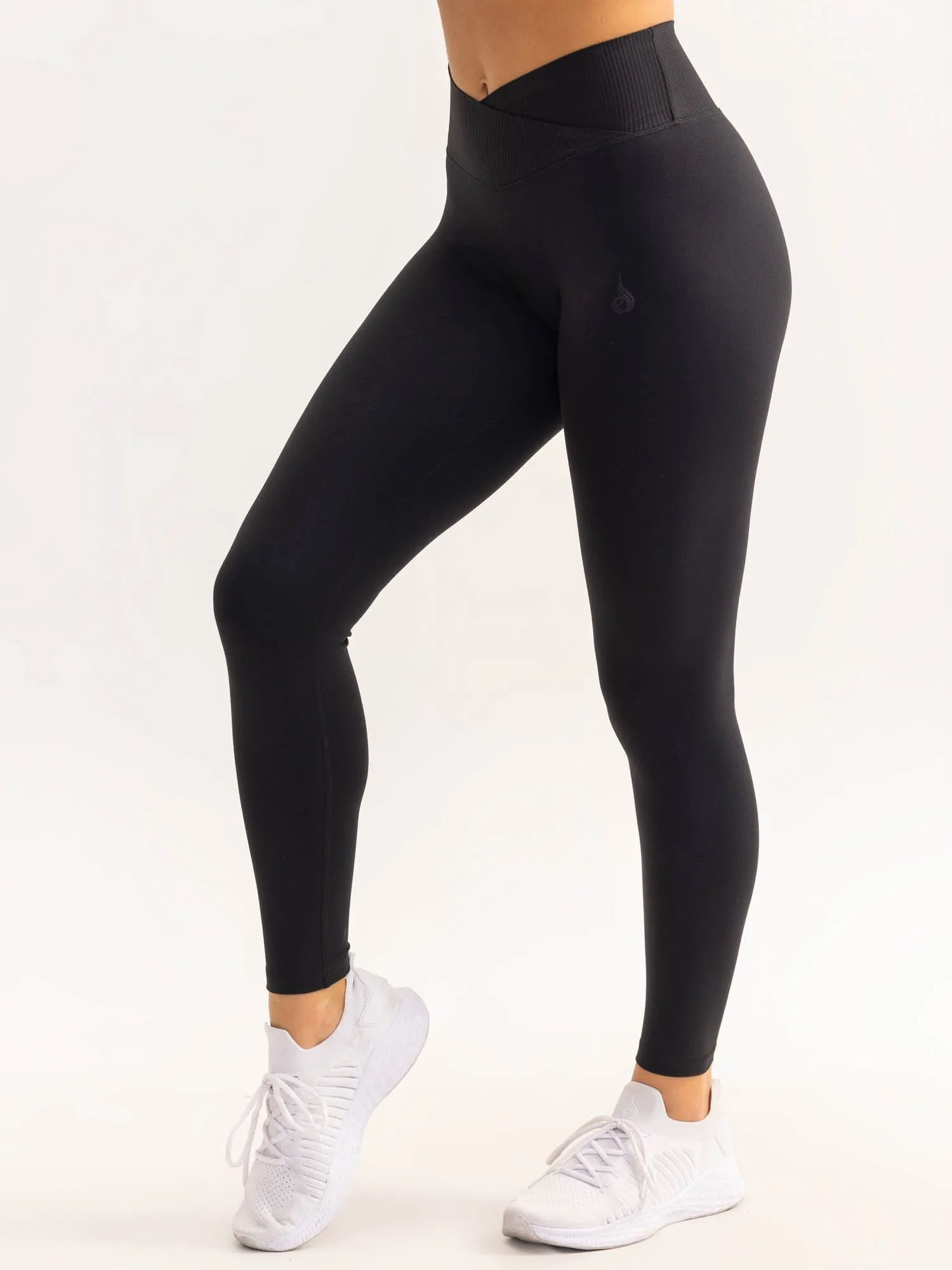 Activate Cross Over Scrunch Leggings - Black sold by Ryderwear product image thumbnail 3