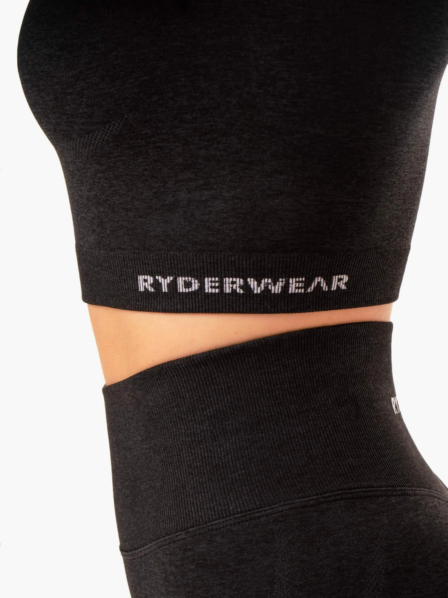 Sculpt Seamless Long Sleeve Top - Black Marl sold by Ryderwear product image thumbnail 5