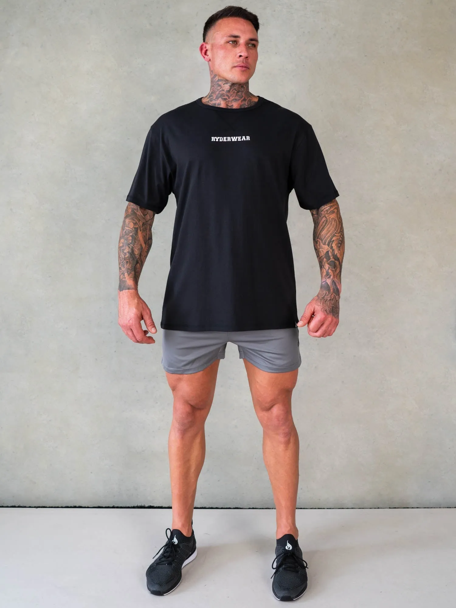 Octane T-Shirt - Faded Black sold by Ryderwear product image thumbnail 5