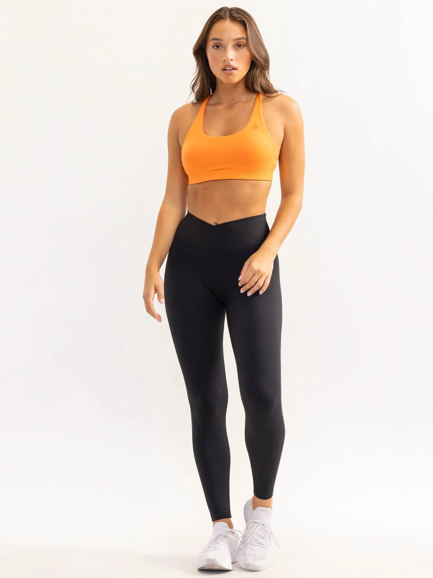 Activate Scoop Neck Sports Bra - Tangerine sold by Ryderwear product image thumbnail 5