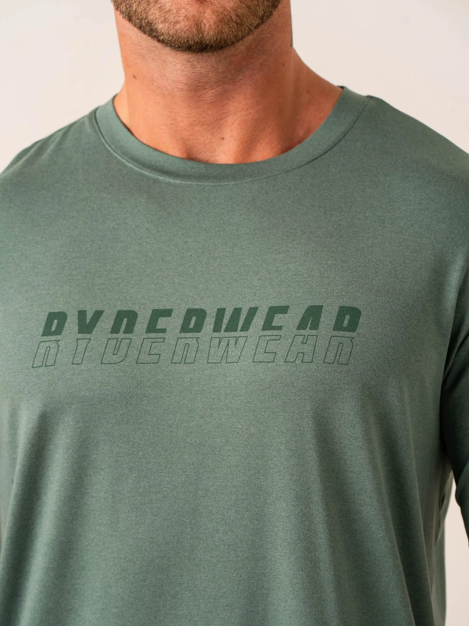 Soft Tech T-Shirt - Fern Green Marl sold by Ryderwear product image thumbnail 3