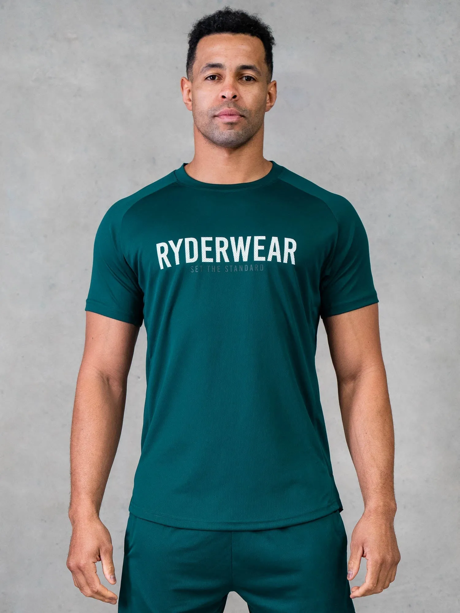 Legacy Mesh T-Shirt - Emerald sold by Ryderwear