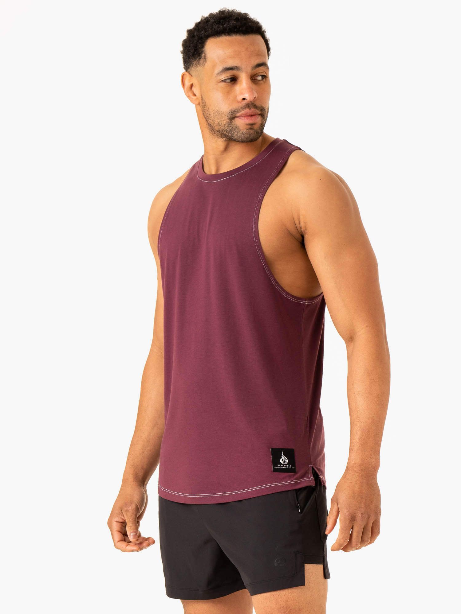Vital Baller Tank - Plum sold by Ryderwear product image thumbnail 2