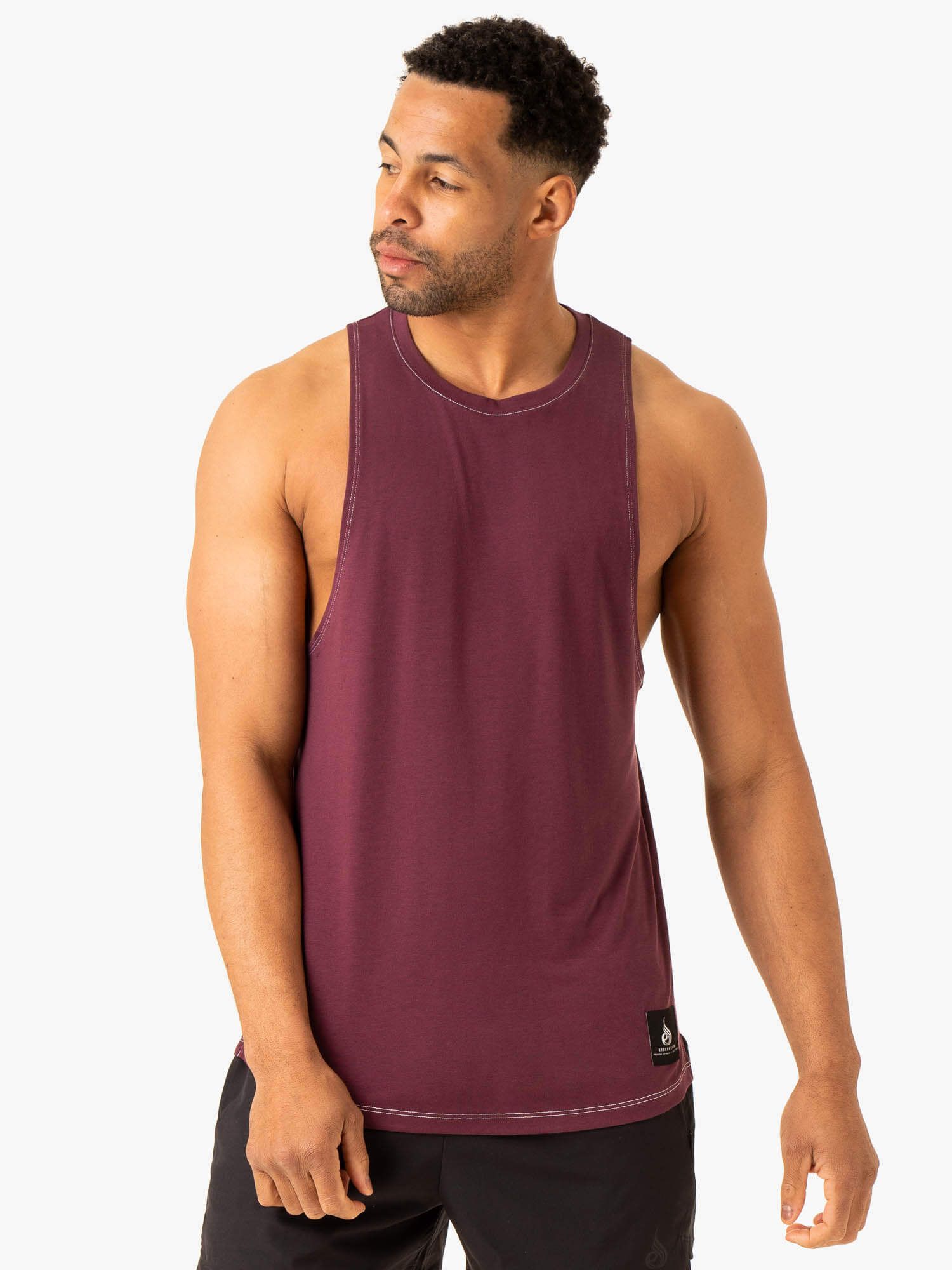 Vital Baller Tank - Plum sold by Ryderwear