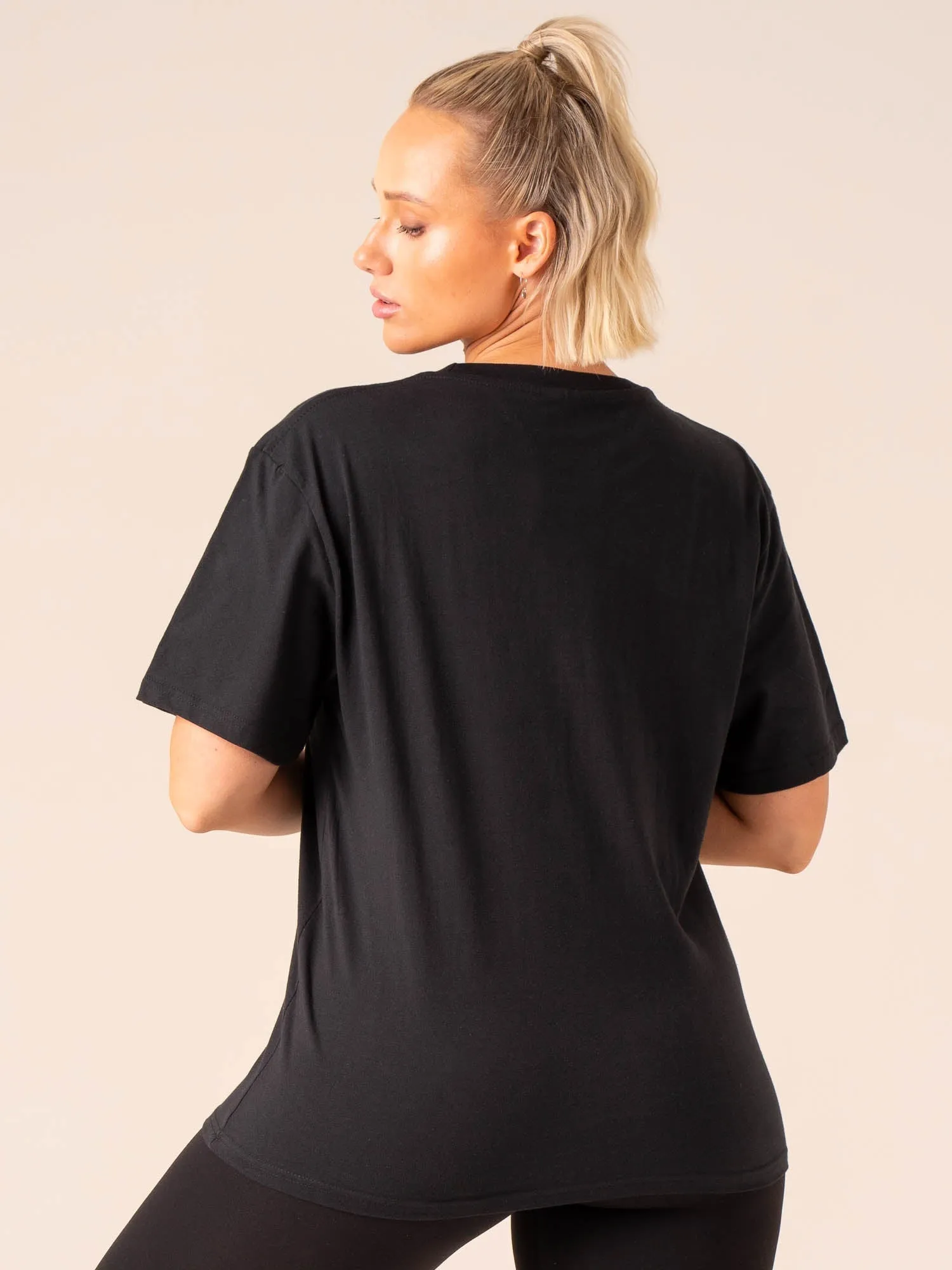 Grit Oversized T-Shirt - Black sold by Ryderwear product image thumbnail 2