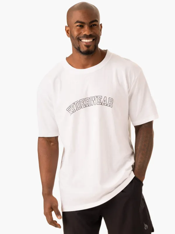 Oversized T-Shirt - White sold by Ryderwear