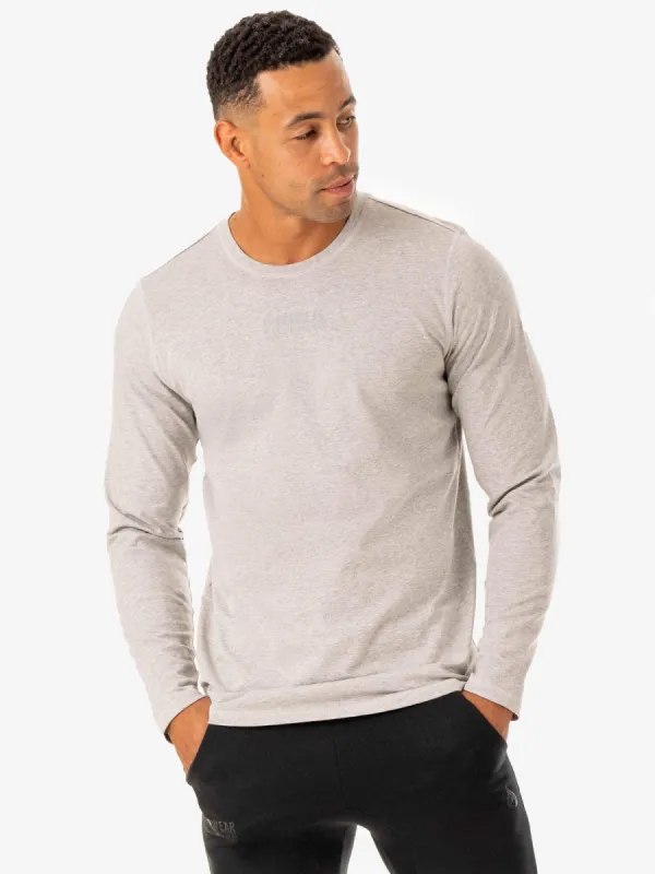 Limitless Long Sleeve T-Shirt - Grey Marl sold by Ryderwear