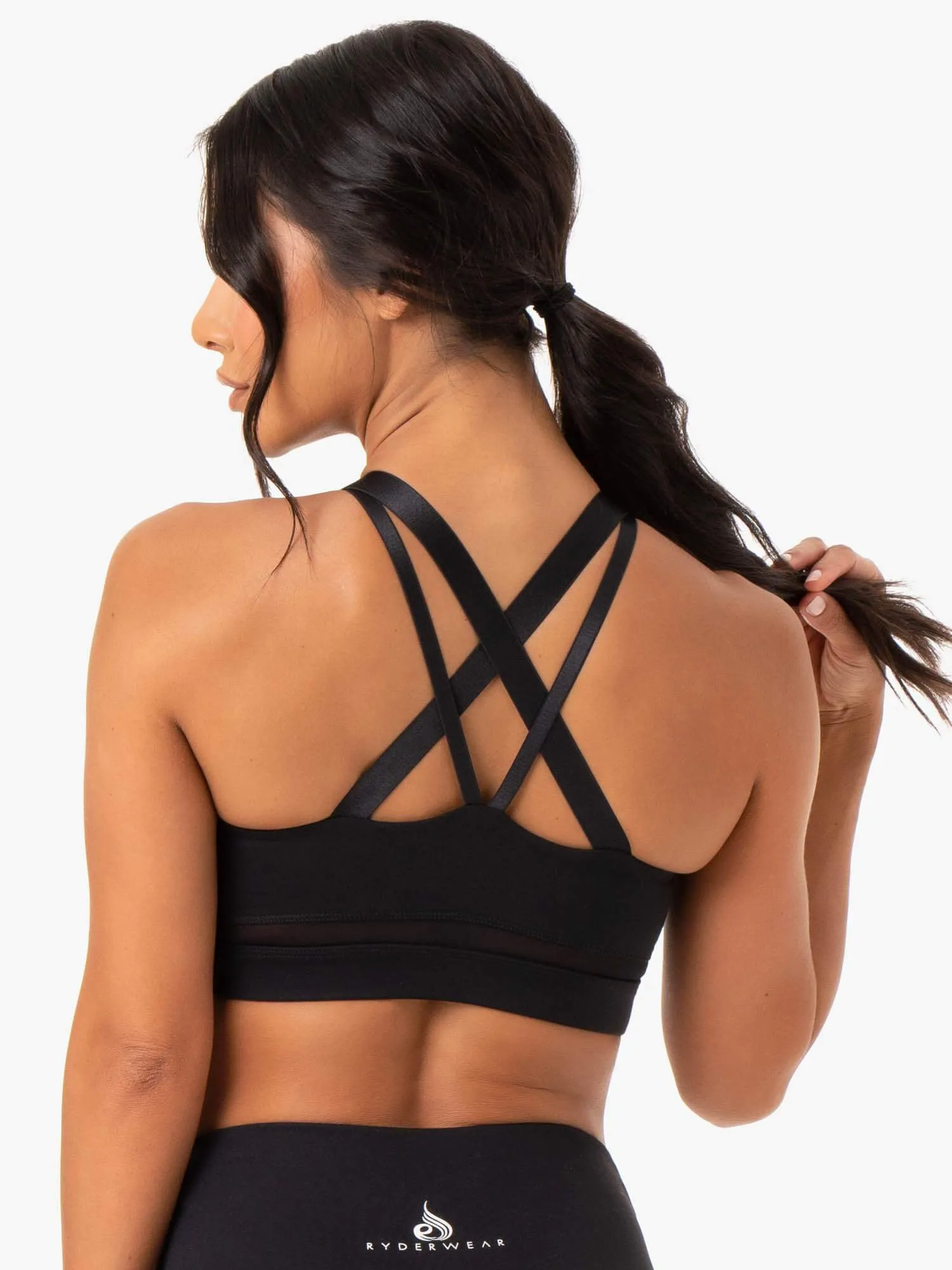 Amazon Mesh Sports Bra - Black sold by Ryderwear product image thumbnail 2