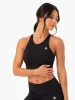 Amazon Mesh Sports Bra - Black sold by Ryderwear