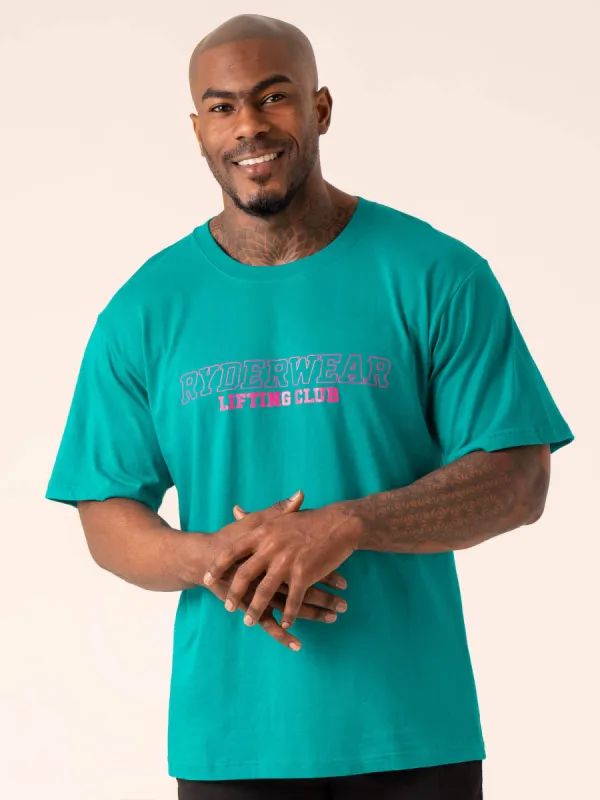 Lifting Club T-Shirt - Jade Green sold by Ryderwear