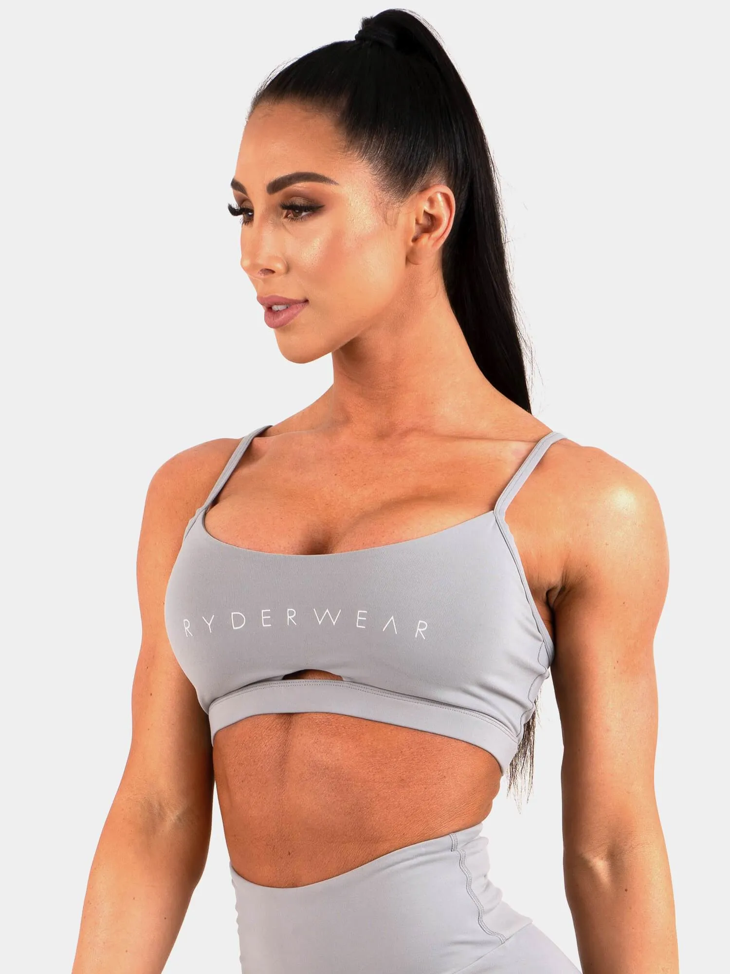 Staples Sports Bra - Grey sold by Ryderwear product image thumbnail 4