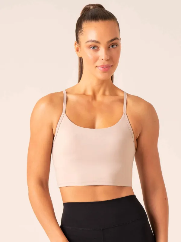 Embody Compression Tank Bra - Mushroom sold by Ryderwear