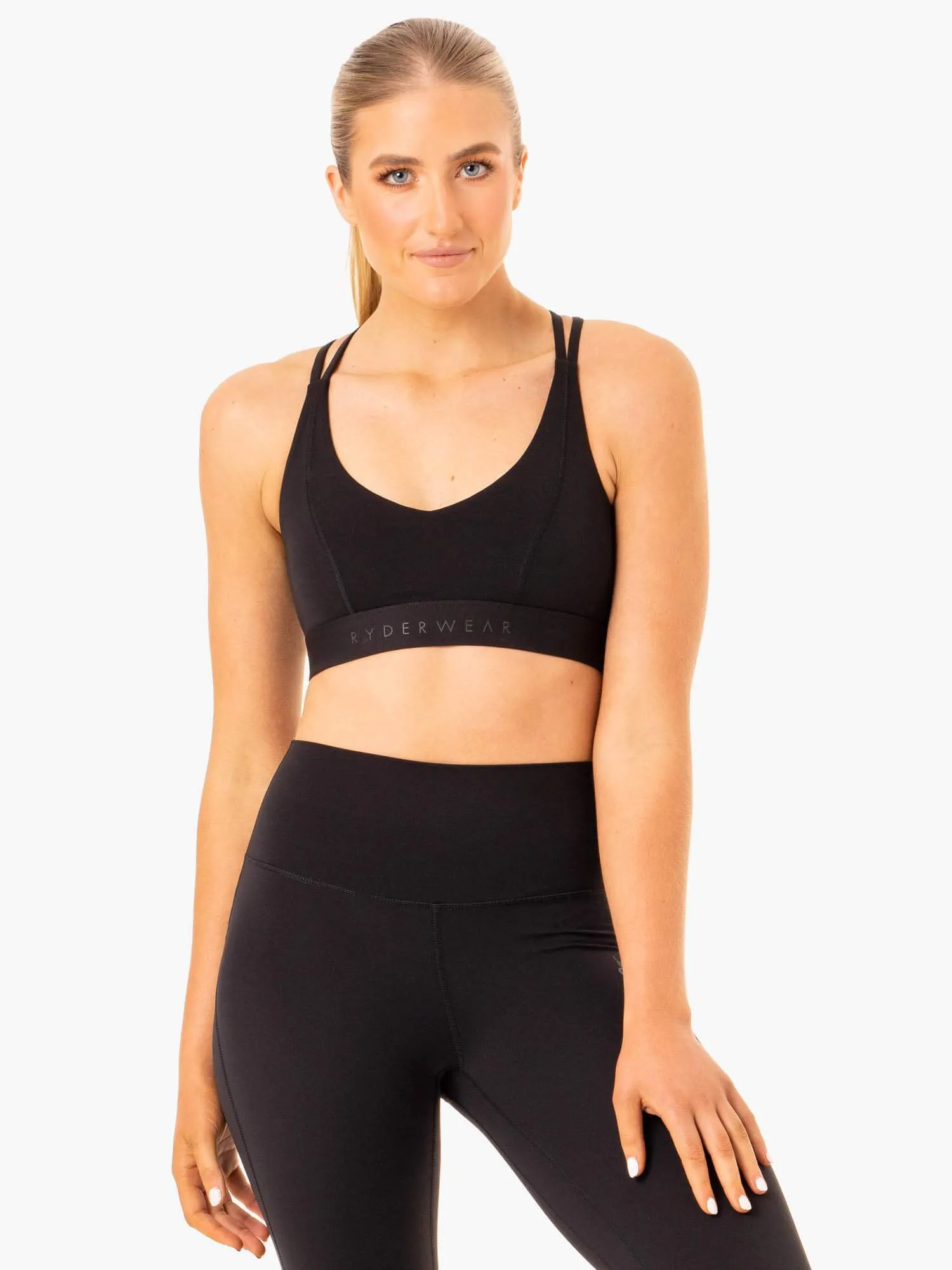 NKD Align Sports Bra - Black sold by Ryderwear