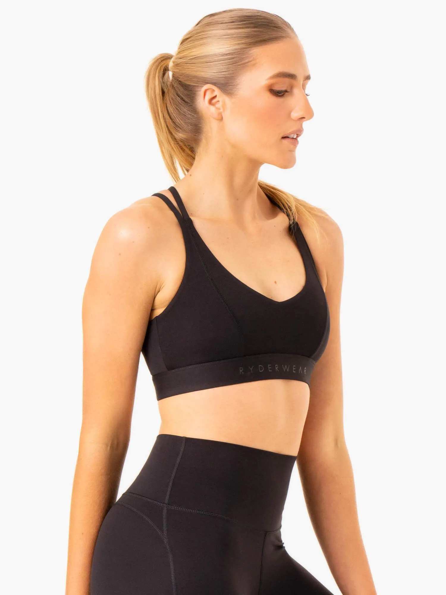 NKD Align Sports Bra - Black sold by Ryderwear product image thumbnail 3