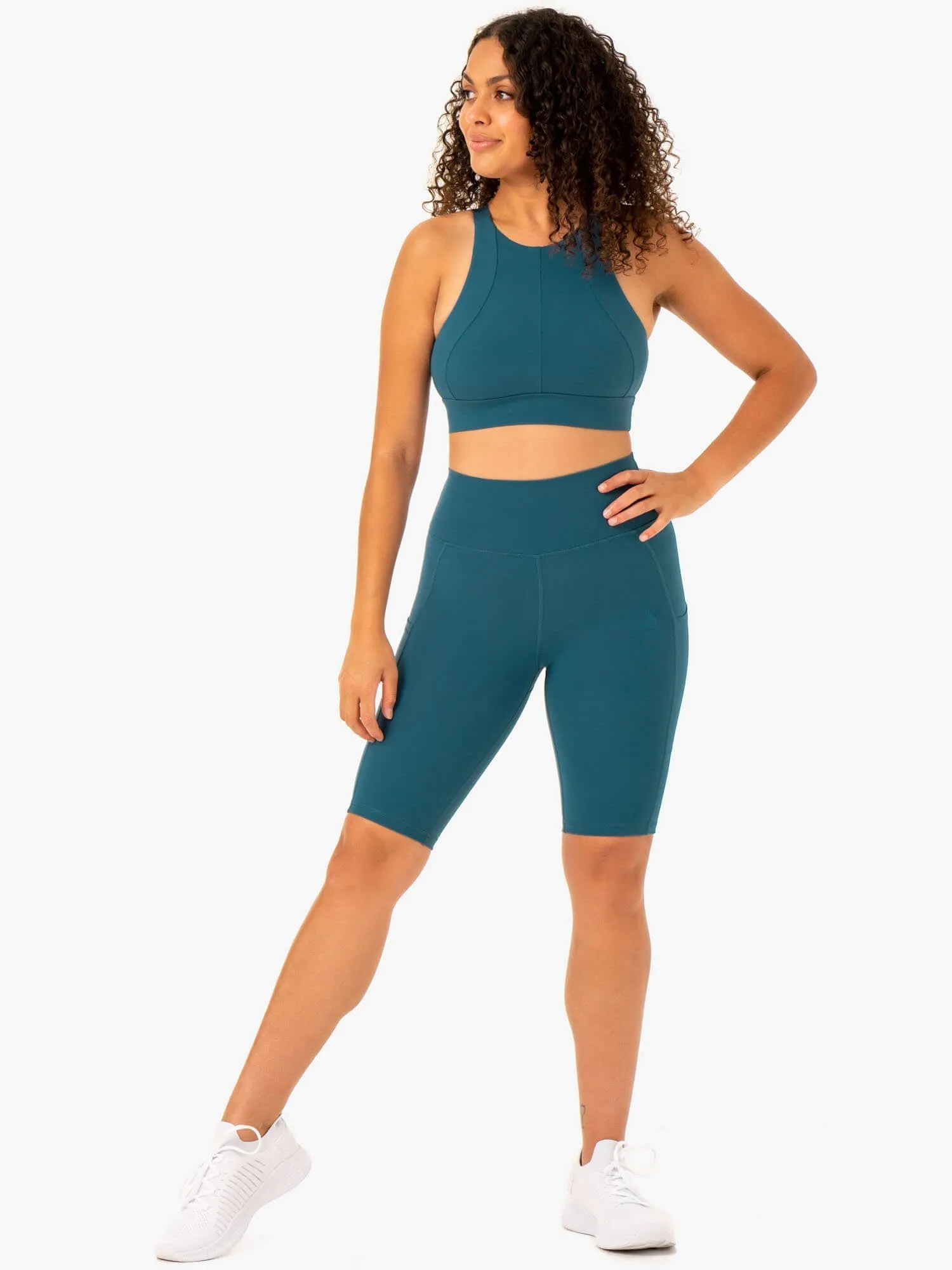 Reset High Impact Sports Bra - Teal sold by Ryderwear product image thumbnail 5