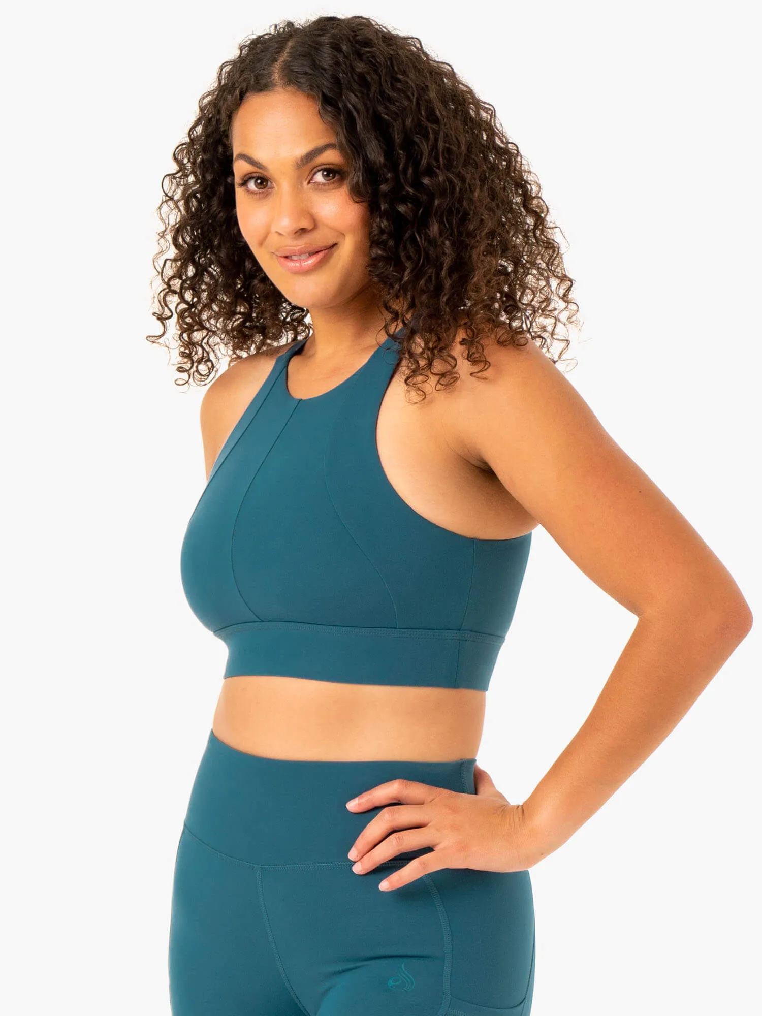 Reset High Impact Sports Bra - Teal sold by Ryderwear product image thumbnail 3