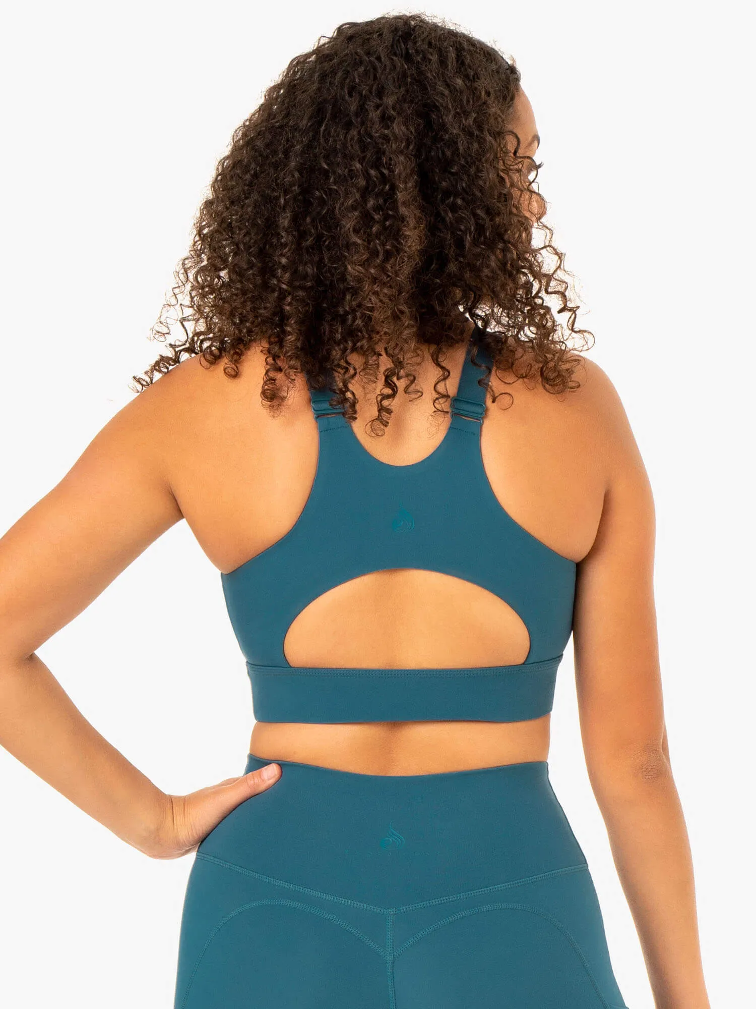 Reset High Impact Sports Bra - Teal sold by Ryderwear product image thumbnail 2
