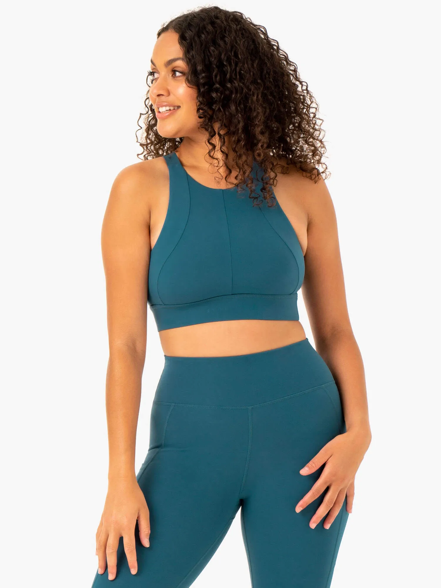 Reset High Impact Sports Bra - Teal sold by Ryderwear