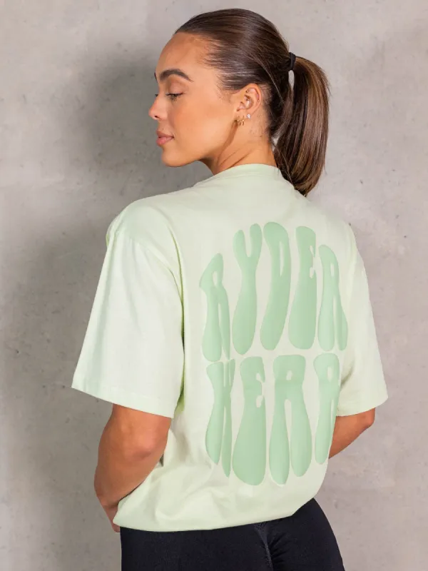 NRG Oversized T-Shirt - Matcha made by Ryderwear