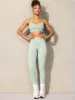 Stonewash Scrunch Seamless Leggings - Mint Stonewash sold by Ryderwear