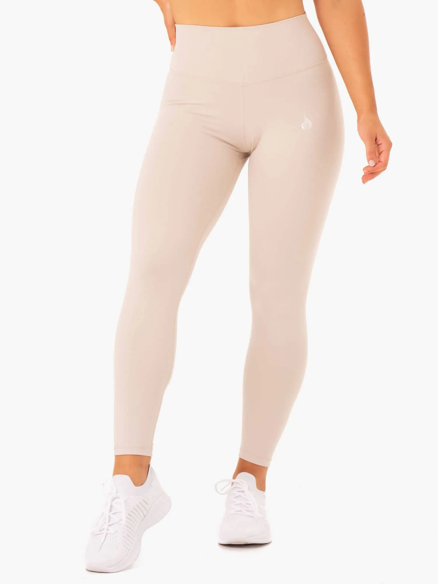 Base Full Length High Waisted Leggings - Mushroom sold by Ryderwear
