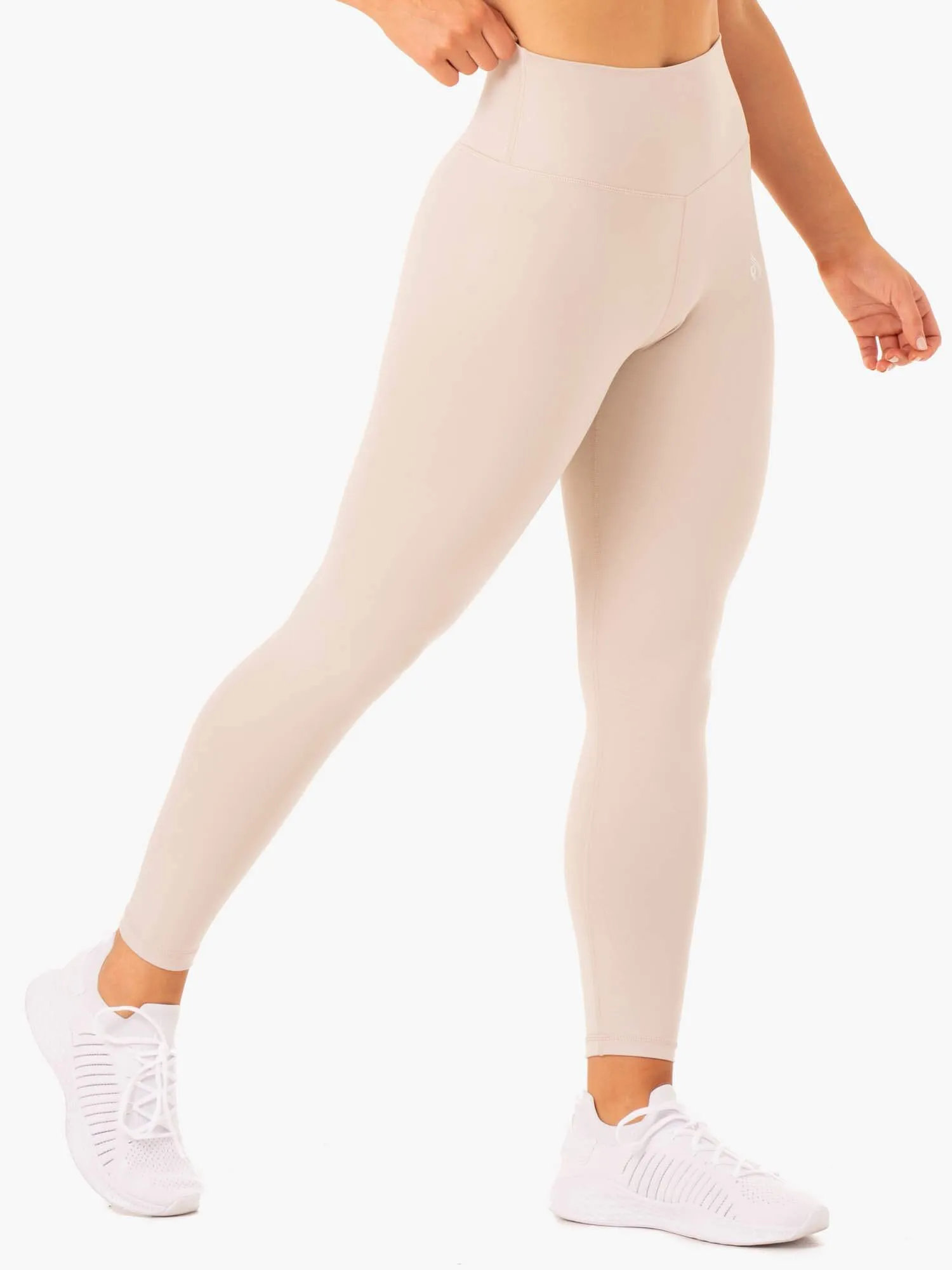 Base Full Length High Waisted Leggings - Mushroom sold by Ryderwear product image thumbnail 4