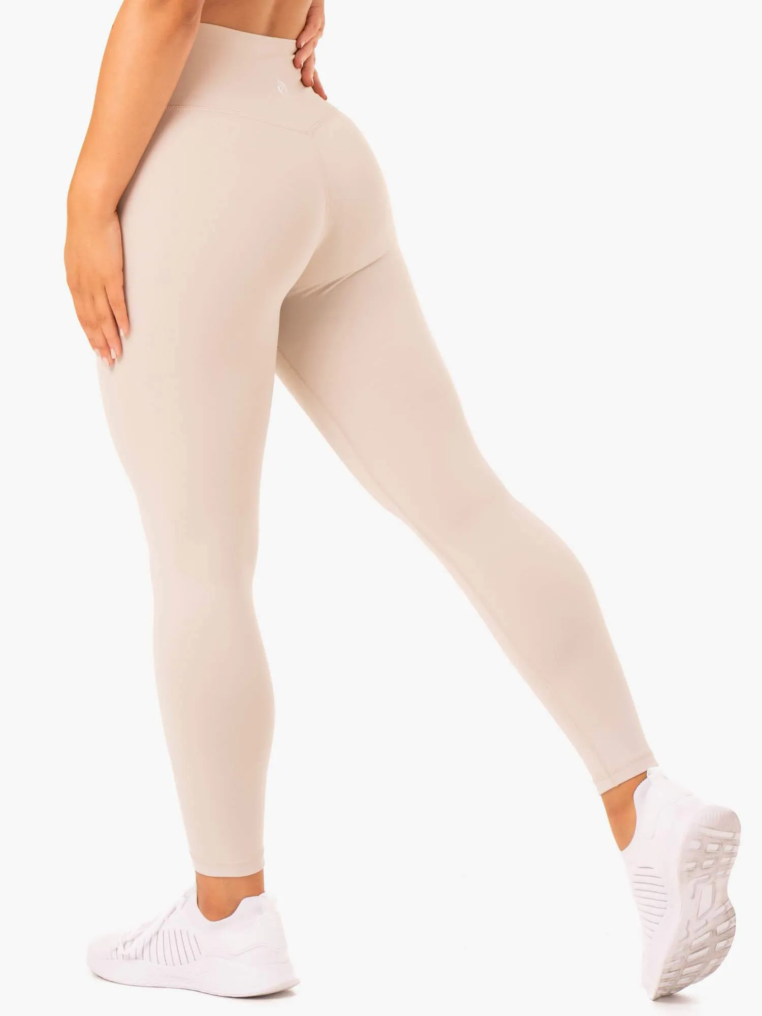 Base Full Length High Waisted Leggings - Mushroom sold by Ryderwear product image thumbnail 2
