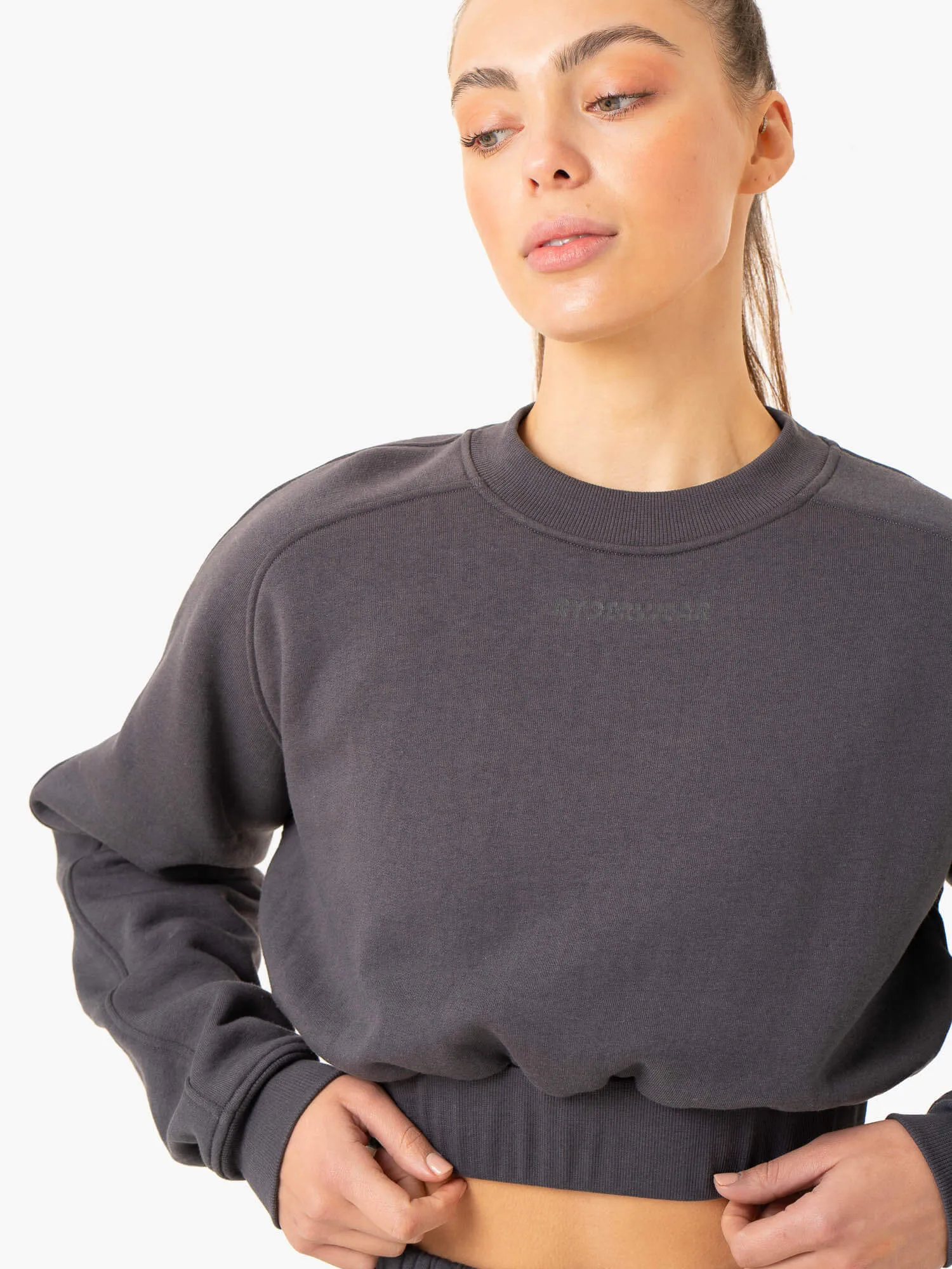 Sideline Sweater - Charcoal sold by Ryderwear product image thumbnail 3