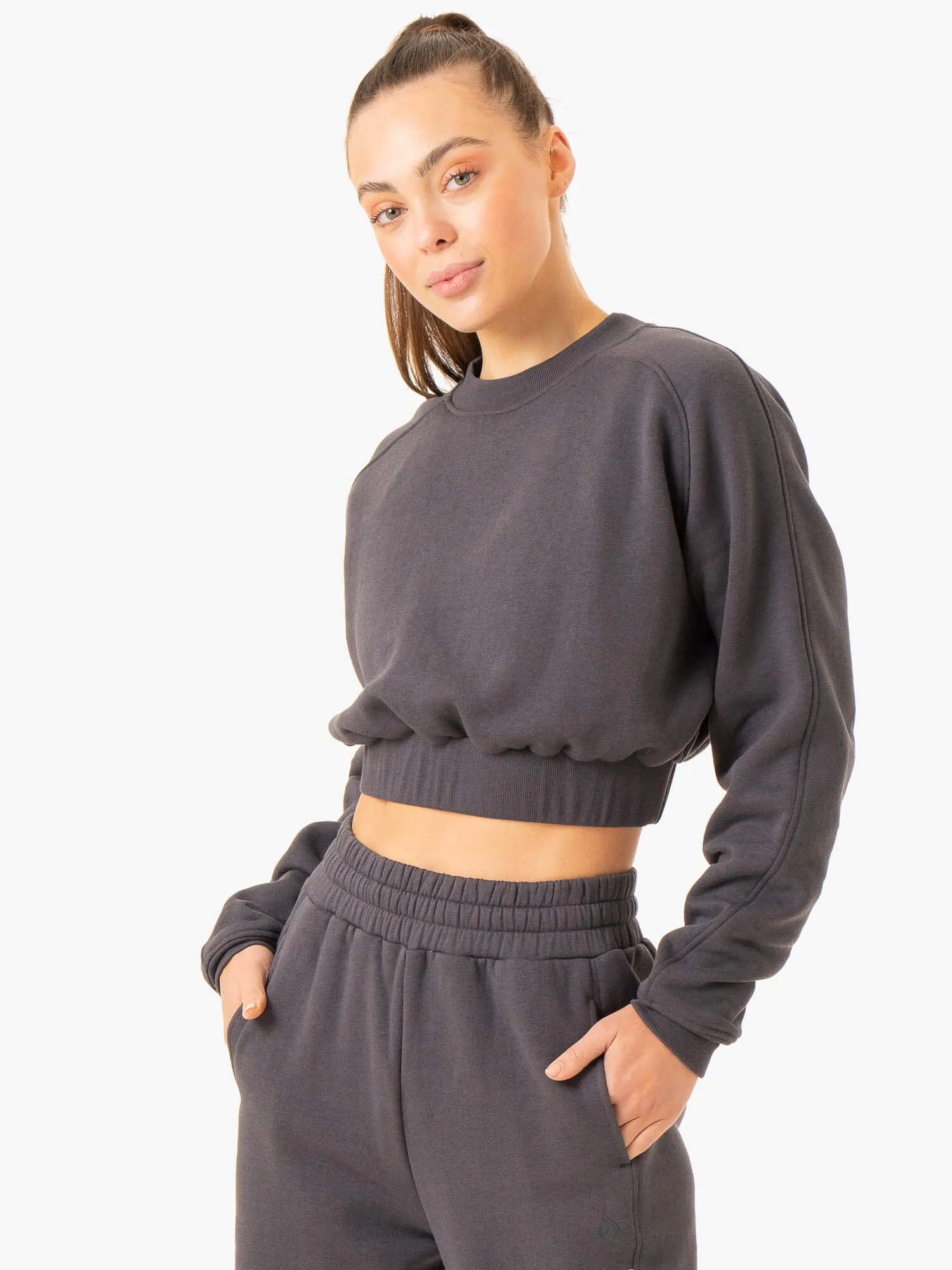 Sideline Sweater - Charcoal sold by Ryderwear product image thumbnail 4