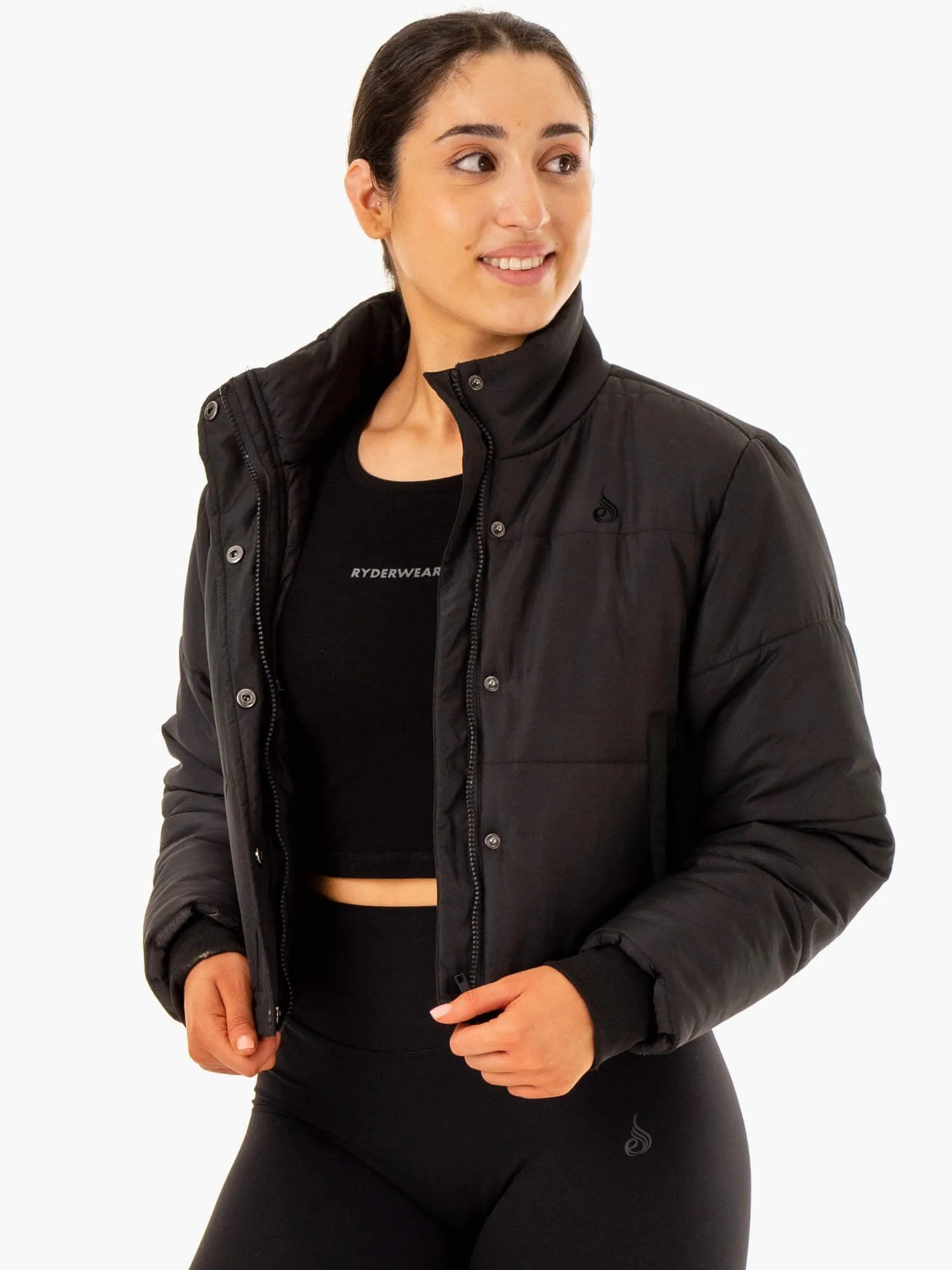 Apex Puffer Jacket - Black sold by Ryderwear product image thumbnail 2