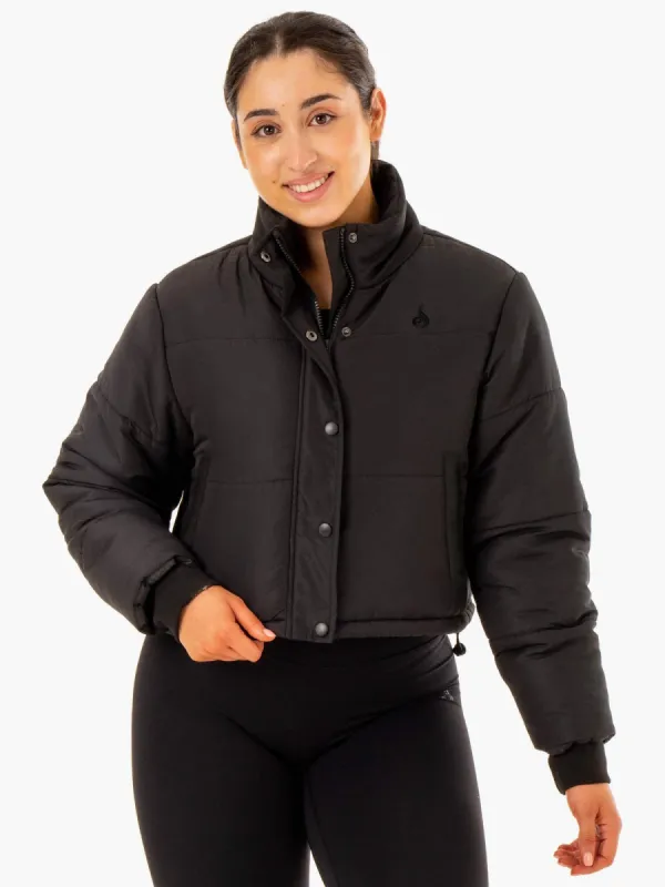 Apex Puffer Jacket - Black sold by Ryderwear
