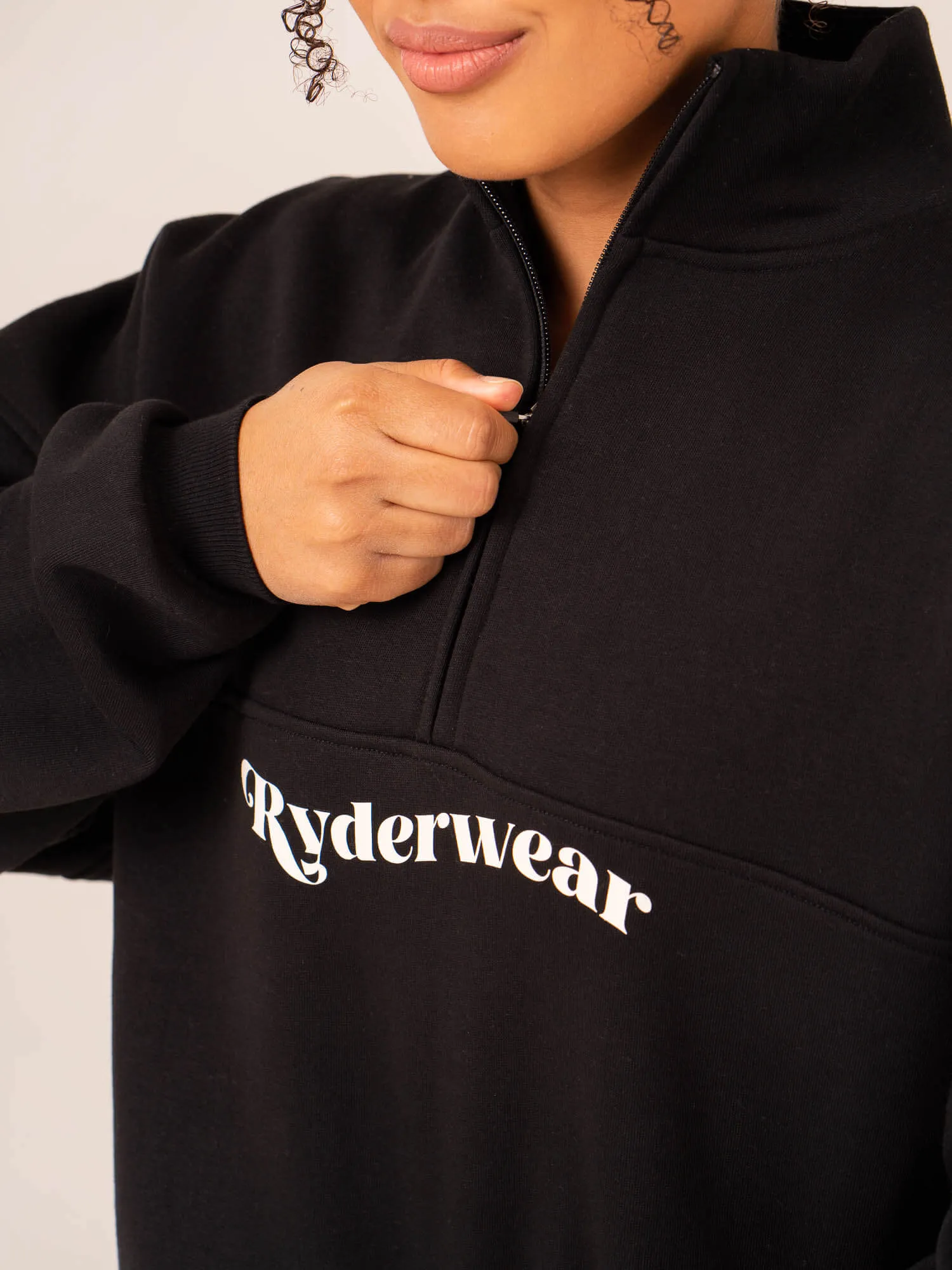 Reserve Half Zip Jumper - Black sold by Ryderwear product image thumbnail 3