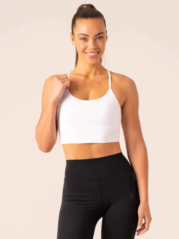 Embody Compression Tank Bra - White sold by Ryderwear